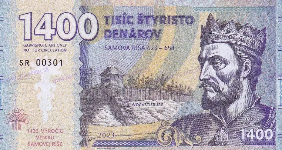 1400 Denárov Samová Ríša MAGNETKA