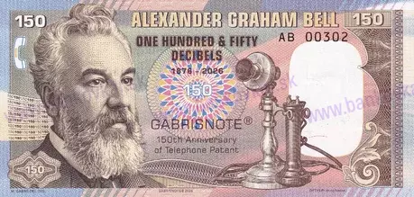 150 dB telefón A.G.Bell 2026