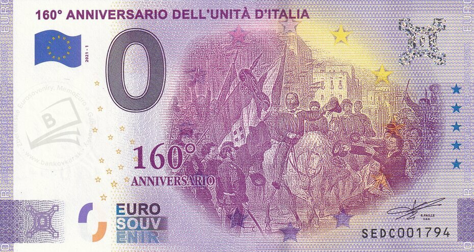 160 Anniversario Dell Unitá D Italia SEDC 2021-11