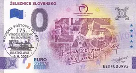 175 r. železníc na Slovensku (EEDF 2023-2) - pečiatka Pofis