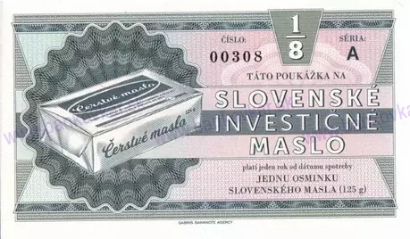 1/8 Slovenské investičné maslo