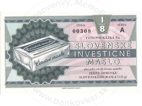 1/8 Slovenské investičné maslo (2017)