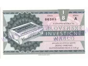 1/8 Slovenské investičné maslo (2017)