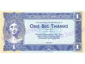 1 Big Thanks (2018) modrá