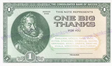 1 Big Thanks 2022 Rudolf zelená