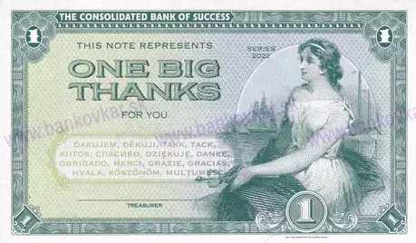 1 Big Thanks 2022 zelená