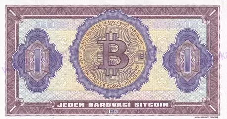 1 darovací Bitcoin 2025