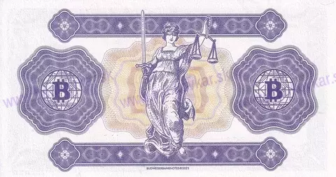 1 darovací Bitcoin 2025