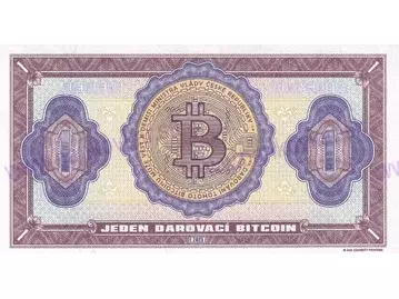 1 darovací Bitcoin (2025)