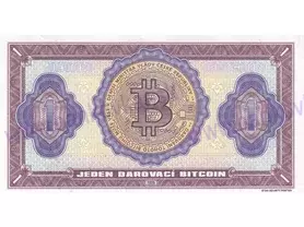 1 darovací Bitcoin (2025)