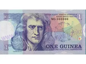 1 Guinea/21 Shillings Isaac Newton (2022)