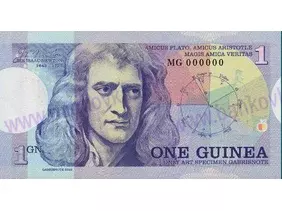 1 Guinea/21 Shillings Isaac Newton (2022)