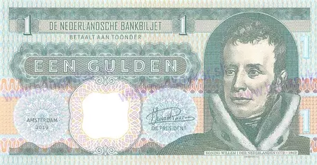 1 Gulden 2019 Willem I UNC