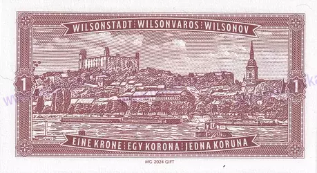1 Koruna 2018 Wilsonovo mesto 1 Koruna 2018 Wilsonovo mesto