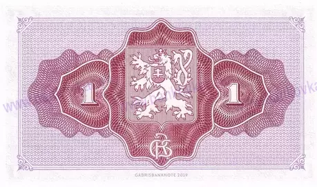 1 Koruna Československá 2020 UNC