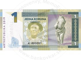 1 Koruna Moravianská venuša (2019)