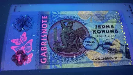 1 Koruna pre štastie Sběratel Praha 3/2026
