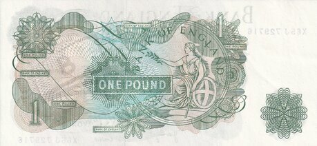 1 Pound Elizabeth II.England1961-1969