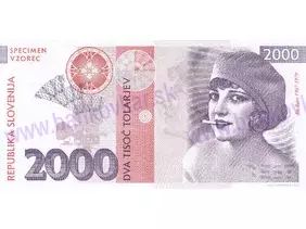 2000 Tolarjev 2016 Ita Rina (MAKULATUR)