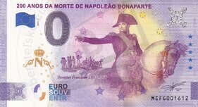 200 Anos da Morte de Napoleáo Bonaparte (MEFG 2021-1) pečiatka N