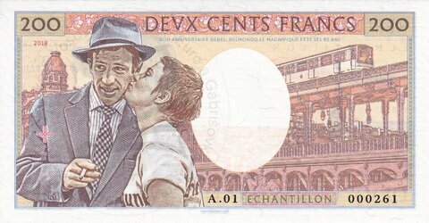 200 Francs J.P.Belmondo2018