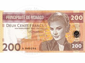 200 Francs Monaco Grace Kelly (2018)