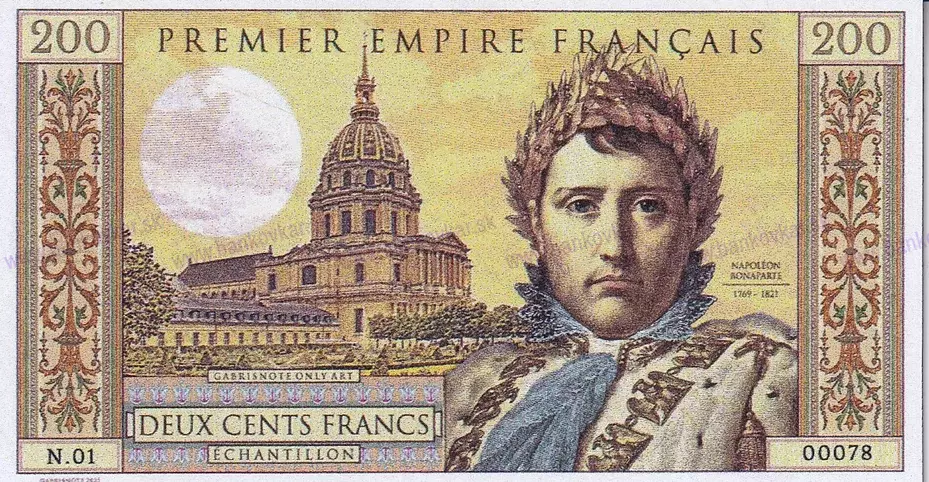 200 FRANCS NAPOLEON MAGNETKA