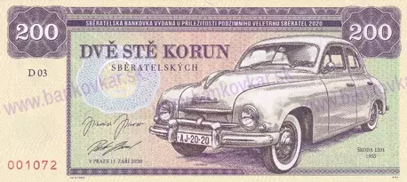 200 Korun 2020 Škoda 1201