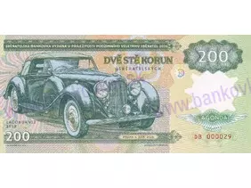 200 korun 2026 Zapadlík LAGONDA V12 1938