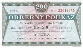 200 korun TUZEX (2022) bony