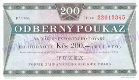 200 korun TUZEX (2022) bony