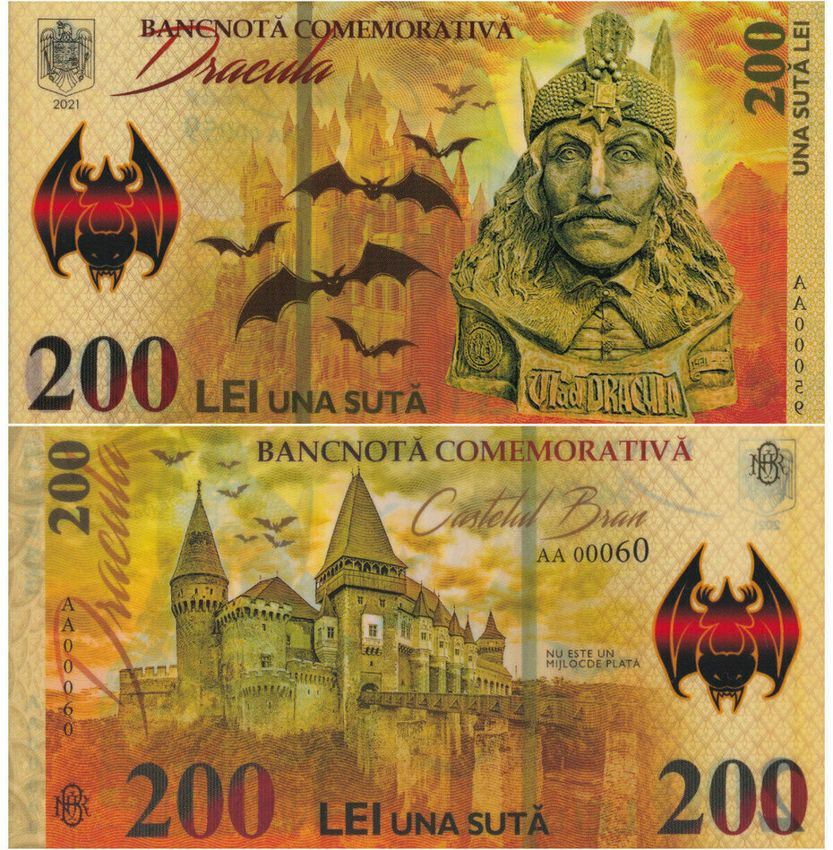 200 Lei Vlad Dracula 2021