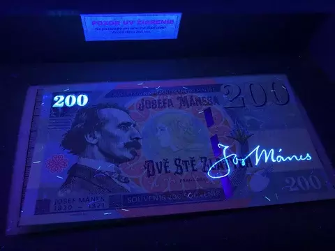 200 Zlatých 2020 Josef Mánes UNC