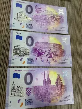 2019 Kolorované a zlatotlač (Eurosouvenír)