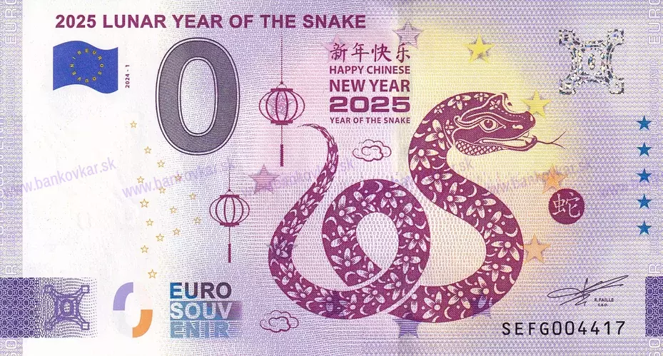 2025 LUNAR YEAR OF THE SNAKE SEFG 2024-1