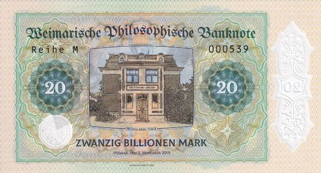 20 Billionen Mark 2019 Friedrich Nietzsche