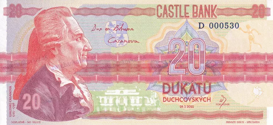 20 Dukátù Duchcov Casanova 2022 var1