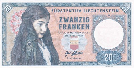 20 Franken Liechtenstein2020