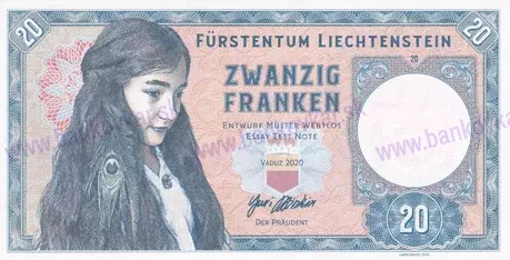20 Franken Liechtenstein2020