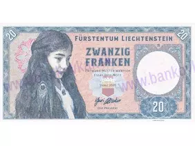 20 Franken Liechtenstein (2020)