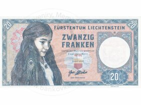 20 Franken Liechtenstein (2020)