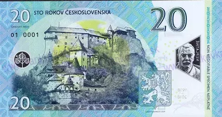 20 korún 2019 P.O.HVIEZDOSLAV 20 korún 2019 P.O.HVIEZDOSLAV
