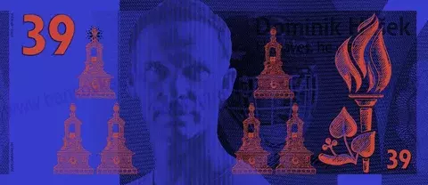 20 korun Československých 1919 reprint Ivančice