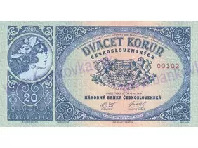 20 Korun československých (2025) A.Mucha