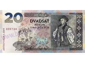 20 Korún Jan Hála (2019)
