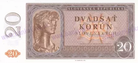 20 Korún Slovenských 2012