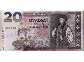 20 Korún umeleckých 2019 (MAGNETKA)
