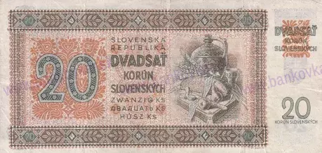 20 Ks 1942 perfor.séria Lk stav N/UNC