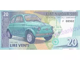20 Lire FIAT 500 Nuova (2025)