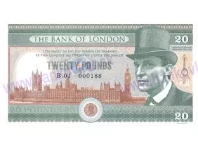 20 Pounds 2016 Sherlock Holmes UNC